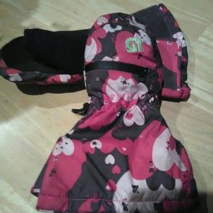 Girls Burton 2T mittens