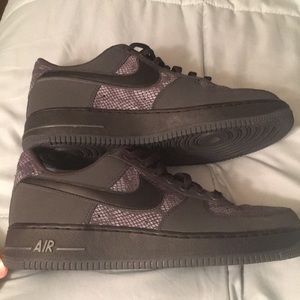 Nike airforce 1 snake print