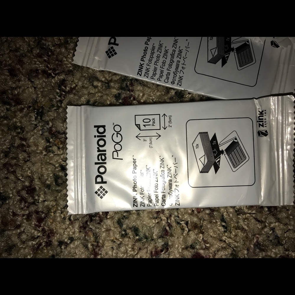 POLAROID zink paper!