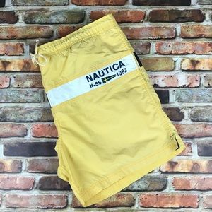 VTG 90s NAUTICA Competition Swim Trunk SZ L EUC
