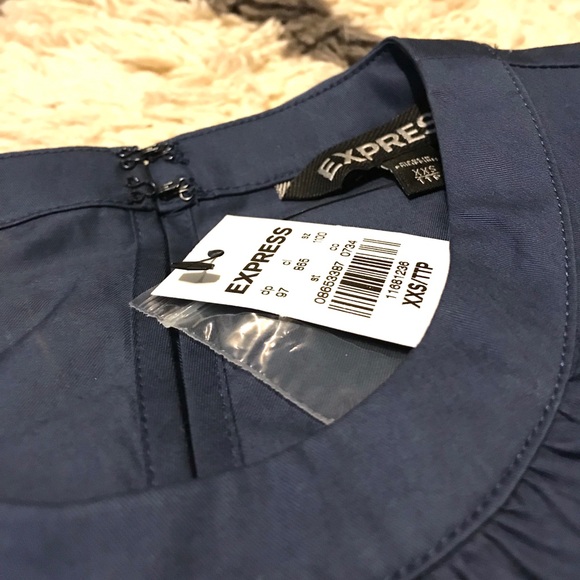 ❗️⬇️PRICE DROP Blue Express Puff Sleeve blouse - Picture 5 of 5