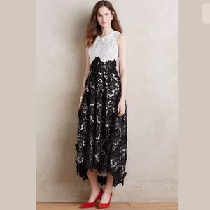 Anthropologie Hunter Bell Snow Bloom Dress RARE!