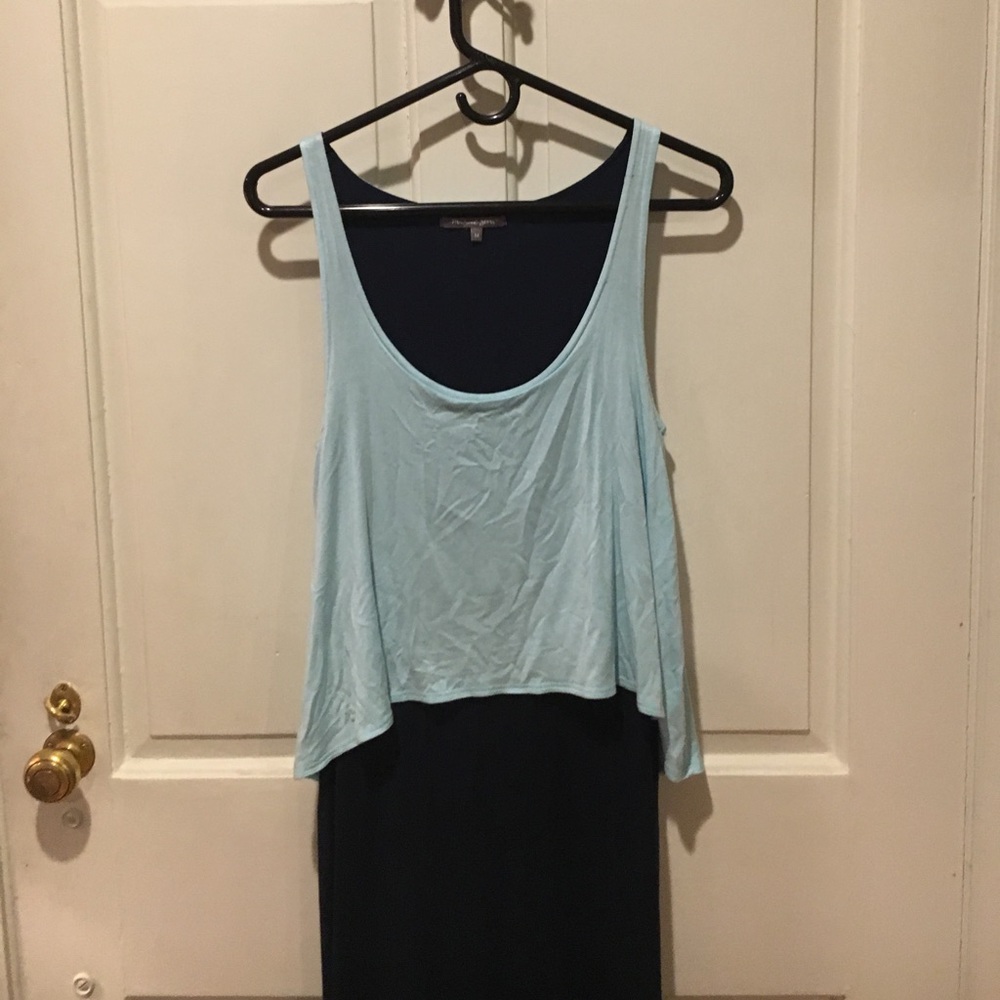 Michael Stars long colorblock dress. Size M