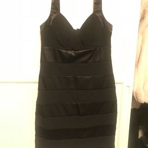 black cocktail dress