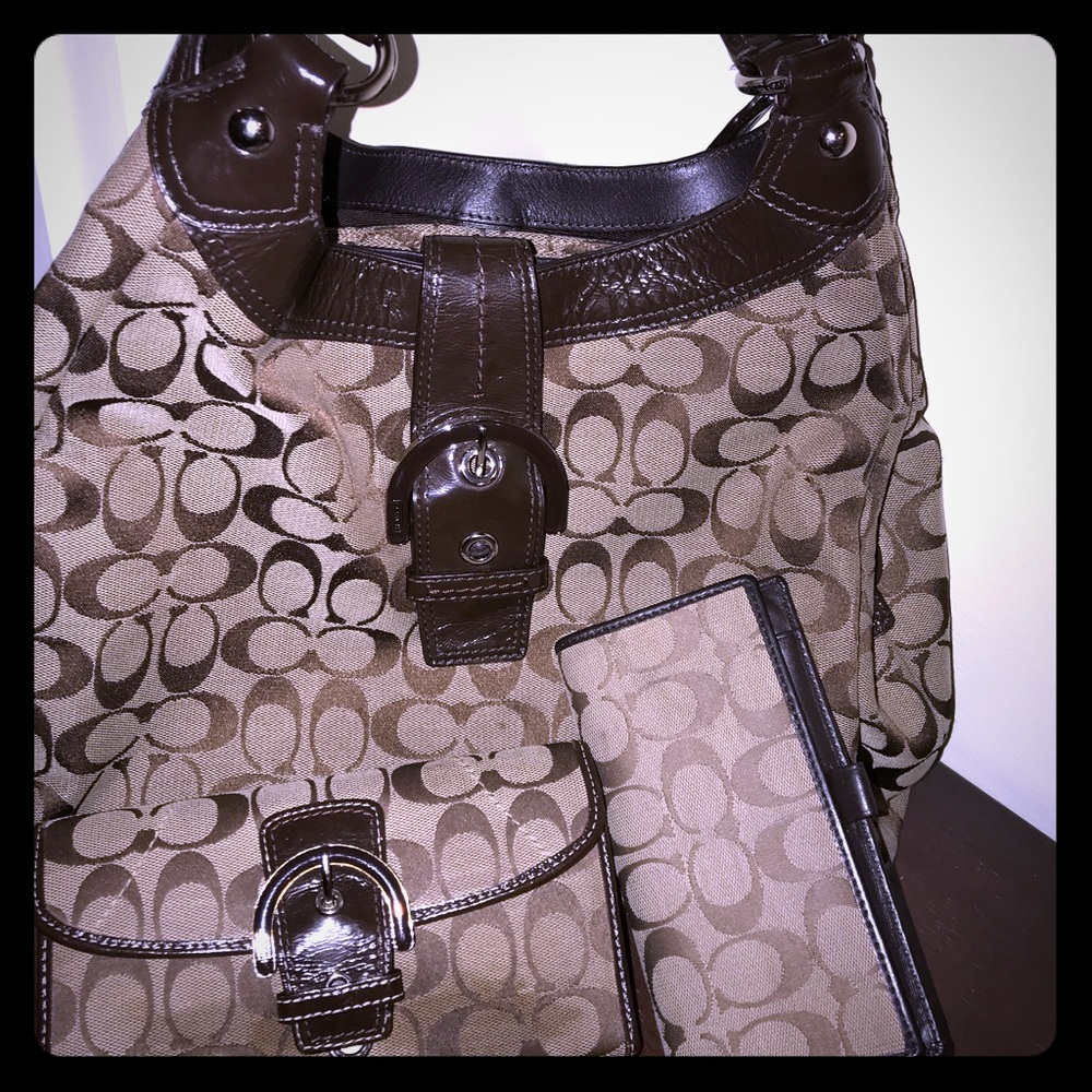 Coach Signature Purse, and matching wallets