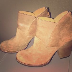 Suede booties