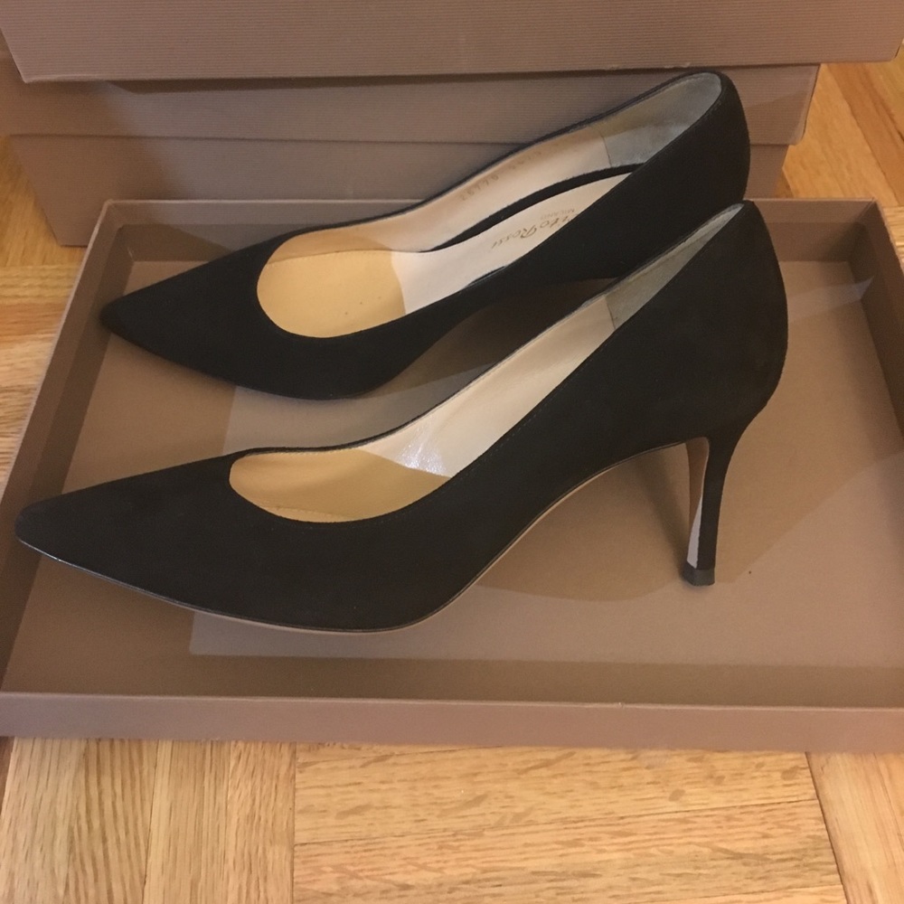 Gianvito Rossi Heels Suede black