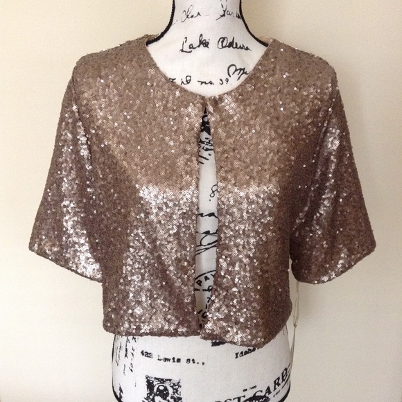 Sandiva sequined bolero jacket - Picture 3 of 3
