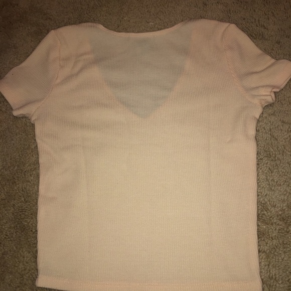 Thermal v neck crop top💕💕 - Picture 2 of 3