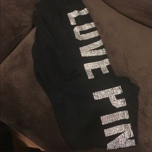 Victoria’s Secret sweatpants!