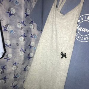 Ugh Gray/Grey Halter Top