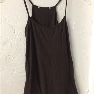 Brown Racerback Tank