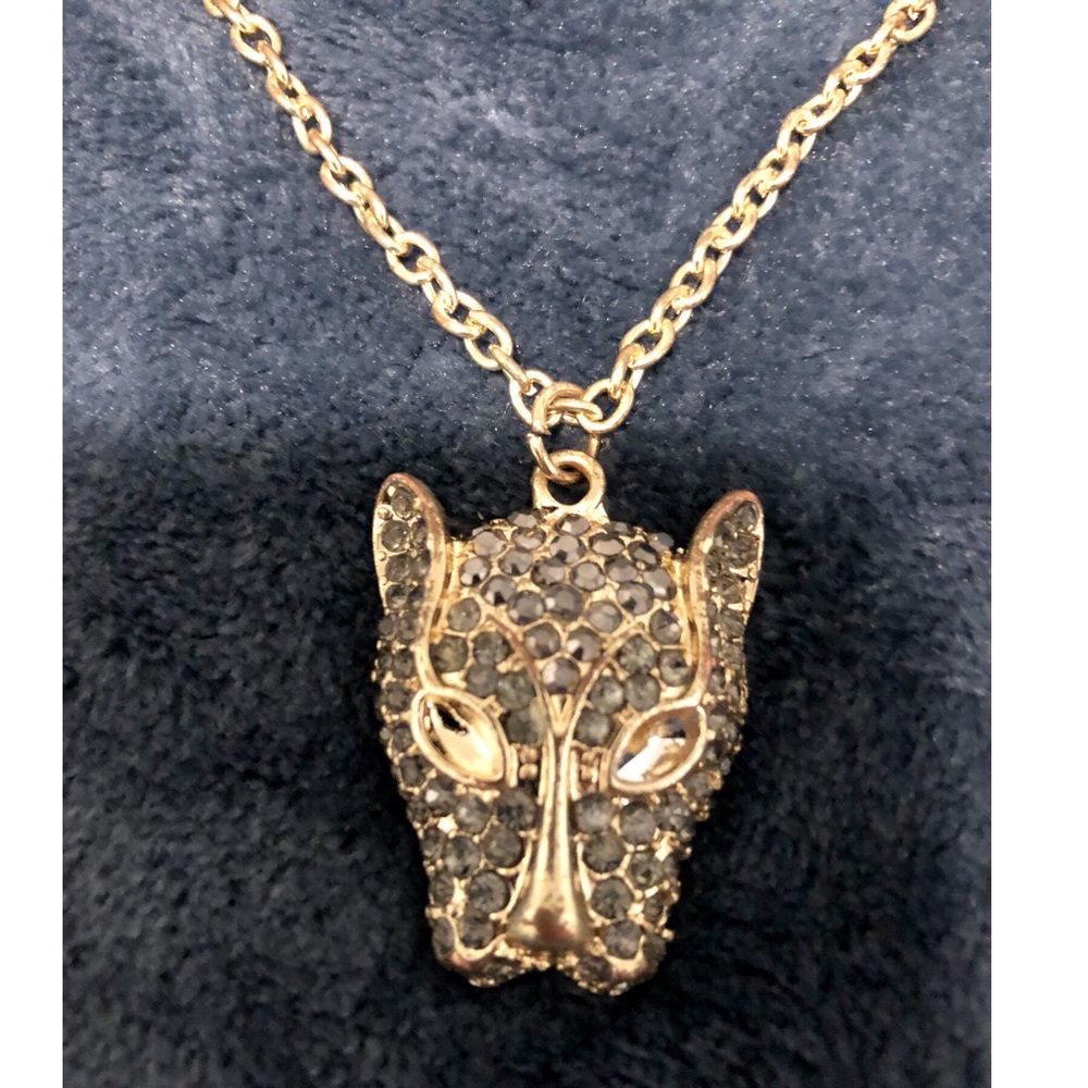 Jewel jaguar necklace