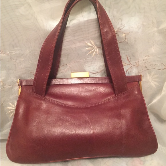 Vintage Creazioni Maclar Leather Handbag - Picture 2 of 7