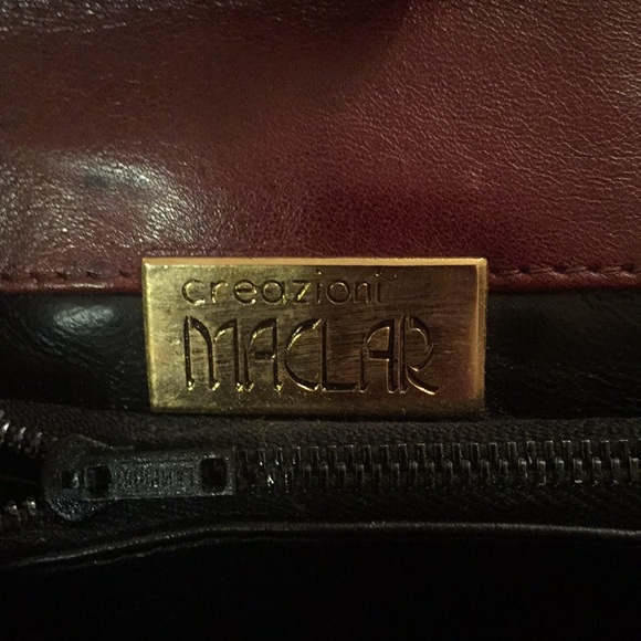 Vintage Creazioni Maclar Leather Handbag - Picture 5 of 7