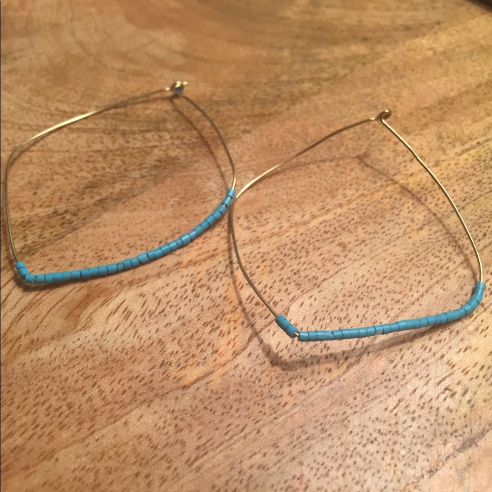 Blue earrings