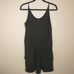 Lou & Grey Knit Green Romper Small