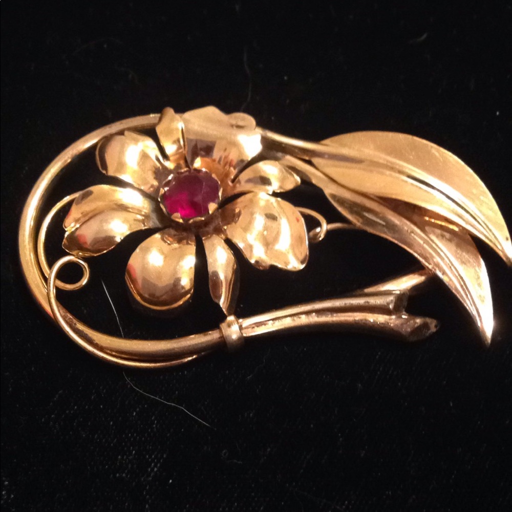 12k gf brooch