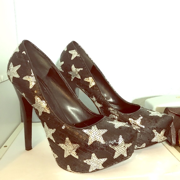 ALDO Fancy Stars Platform High Heel Pumps - Picture 1 of 4