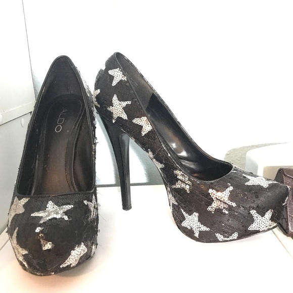 ALDO Fancy Stars Platform High Heel Pumps - Picture 2 of 4