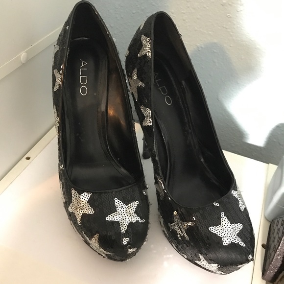 ALDO Fancy Stars Platform High Heel Pumps - Picture 3 of 4