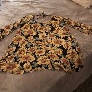 Urban outfitters sunflower dress