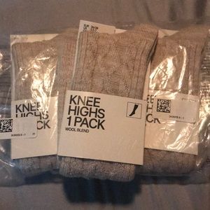 H&M Knee High Wool Blend Socks