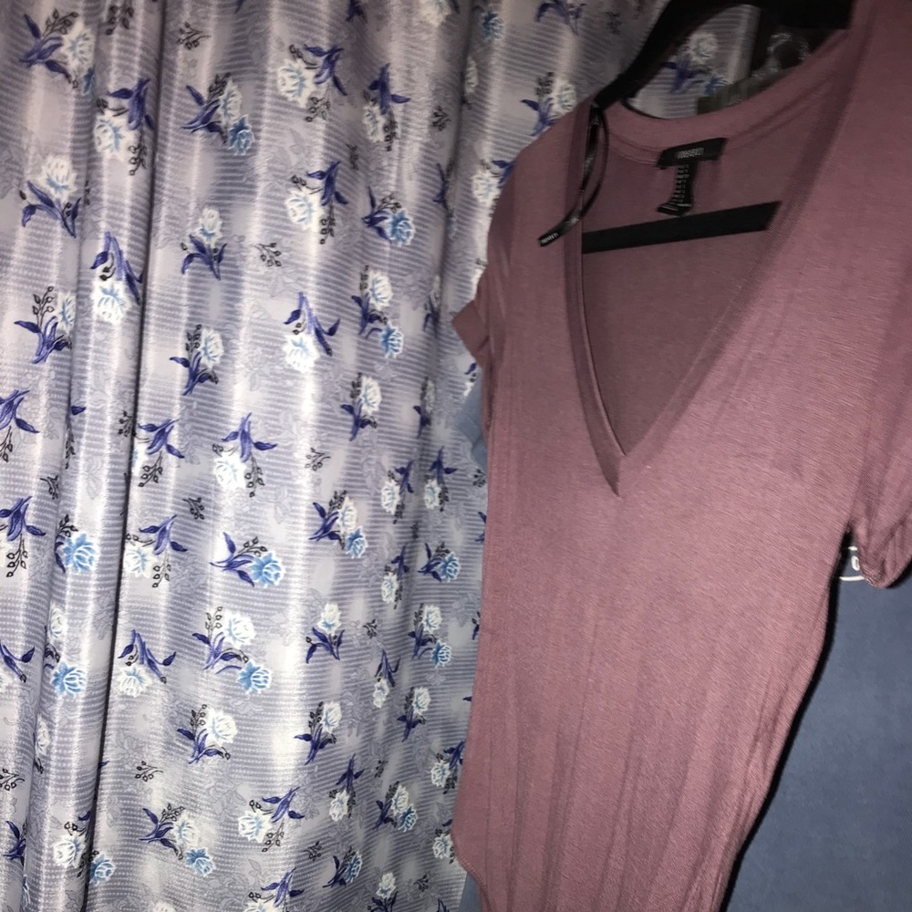 F21 Purple Bodysuit