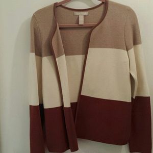 Color blocked sweater