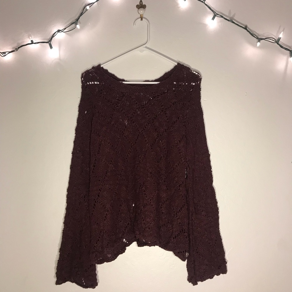Kendal & Kylie Burgundy Knit