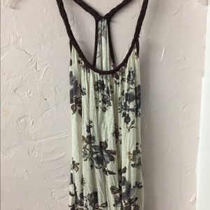 Floral Racerback Flowy Tank