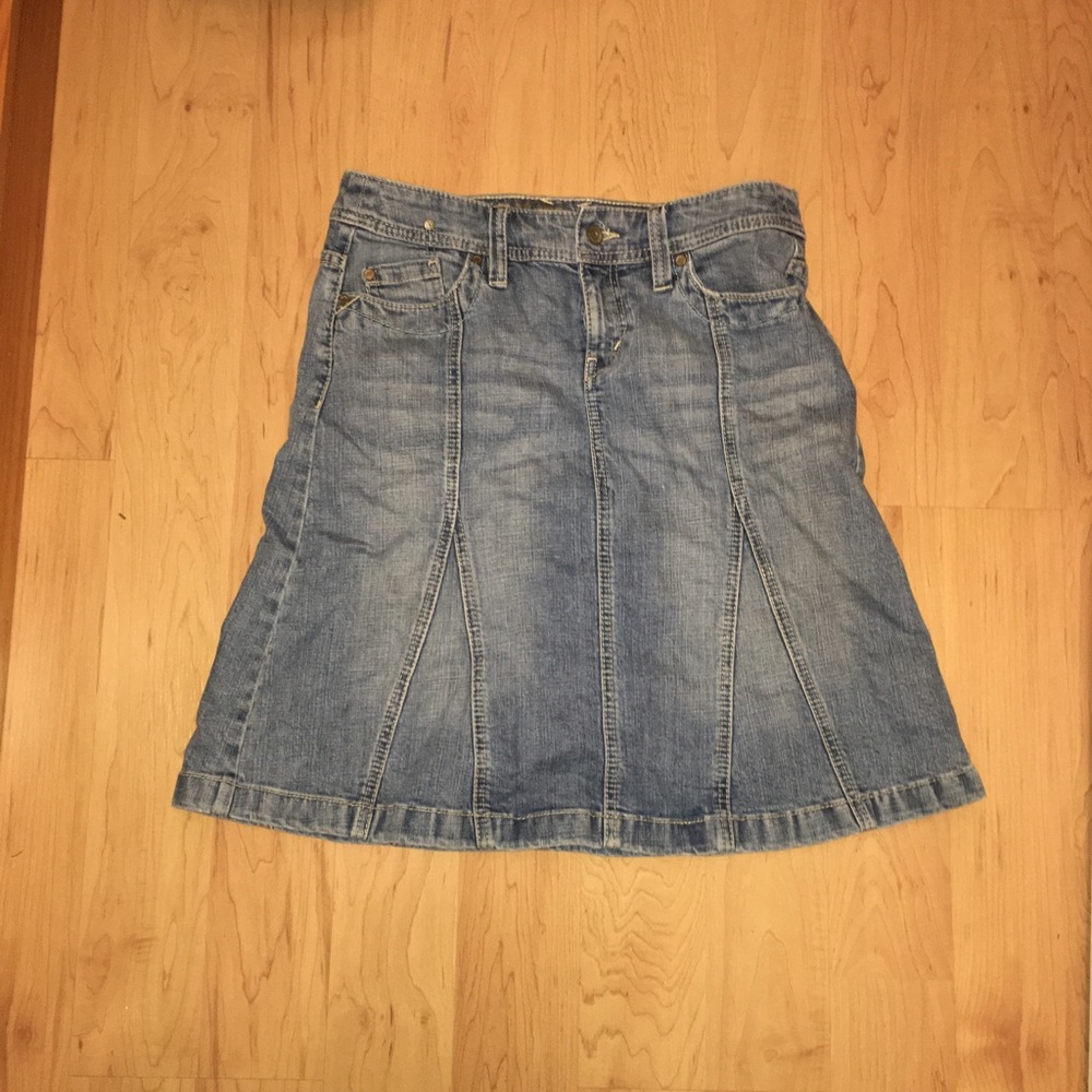 ☁️SIMPLE FLARE DENIM SKIRT☁️