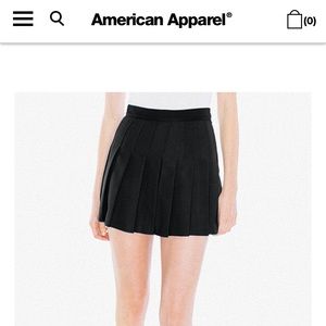 American apparel tennis skirt