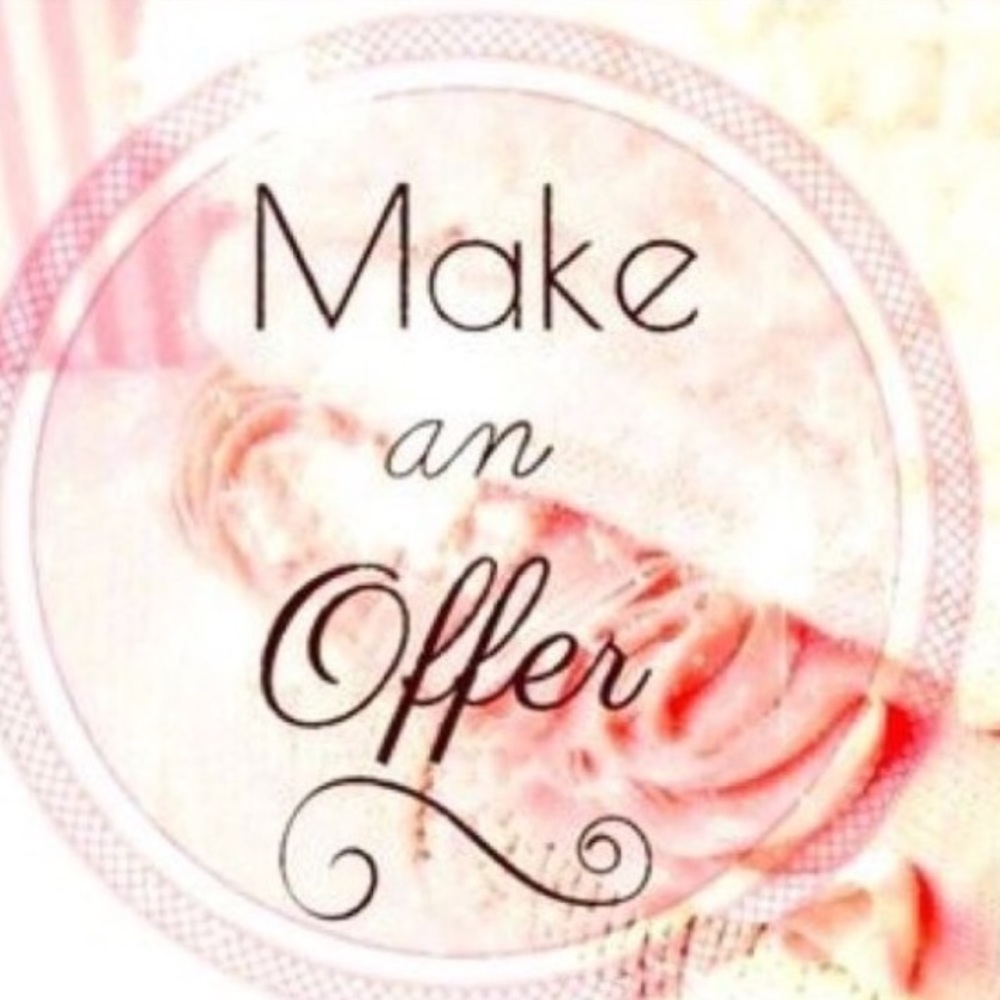 I accept MOST offers!!! Willing to negotiate 💜