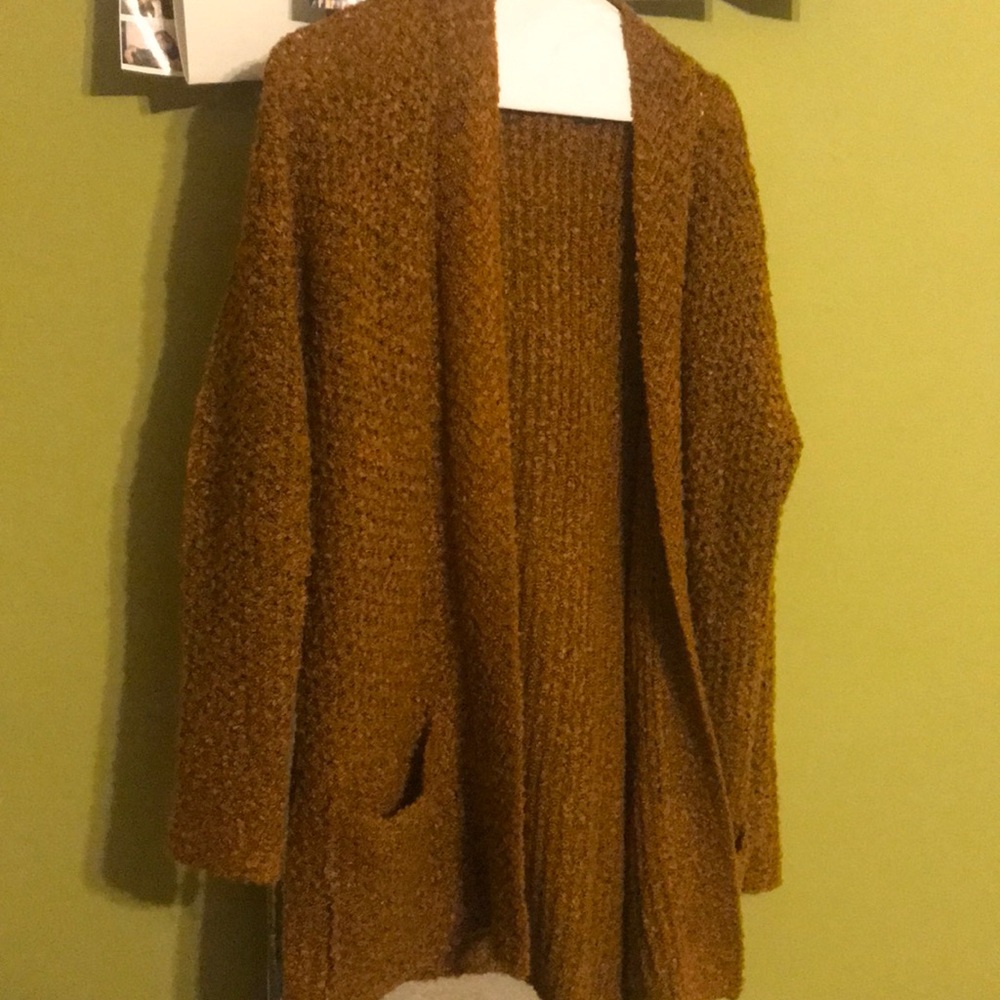 Brown heavy cardigan