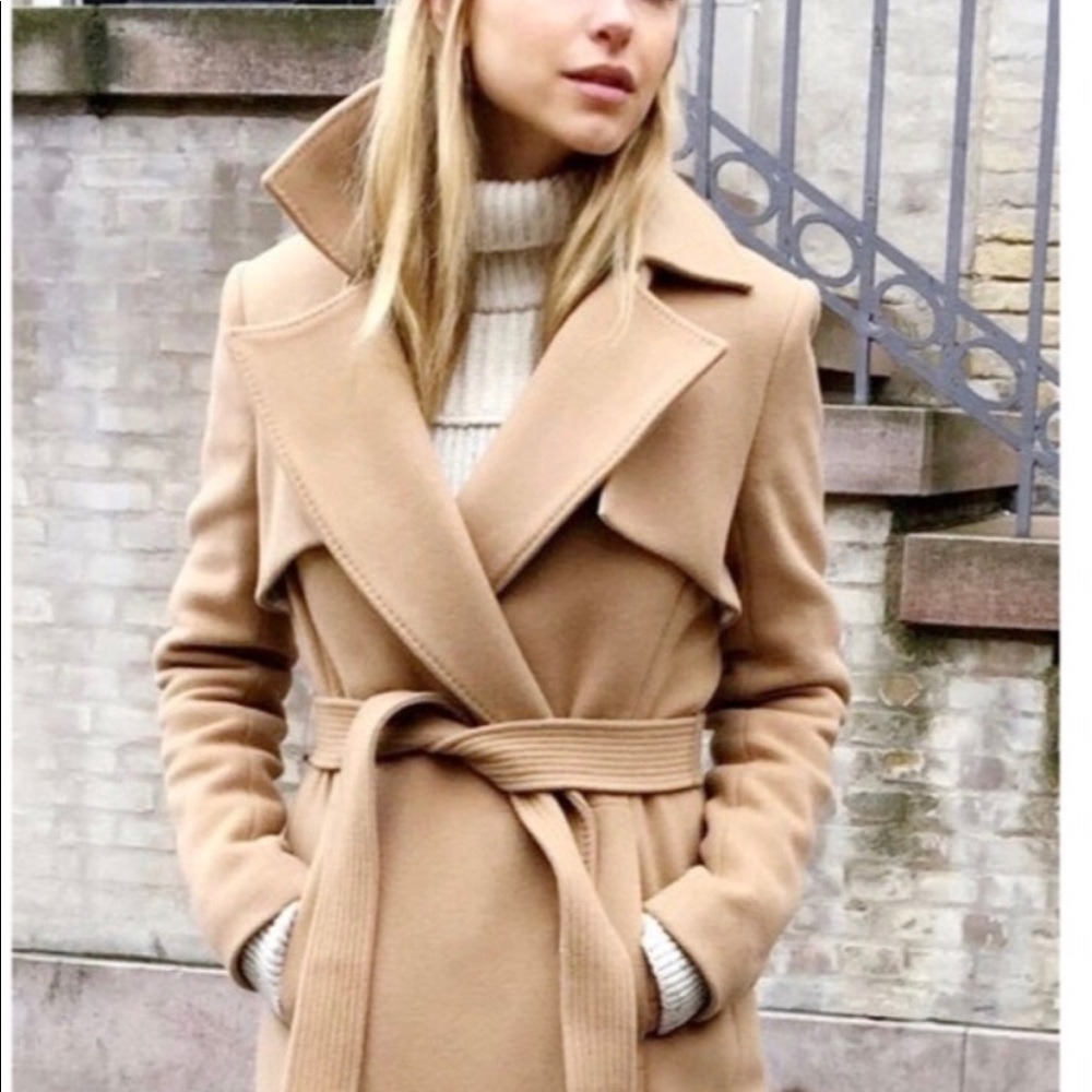 Banana Republic Camel Wrap Coat
