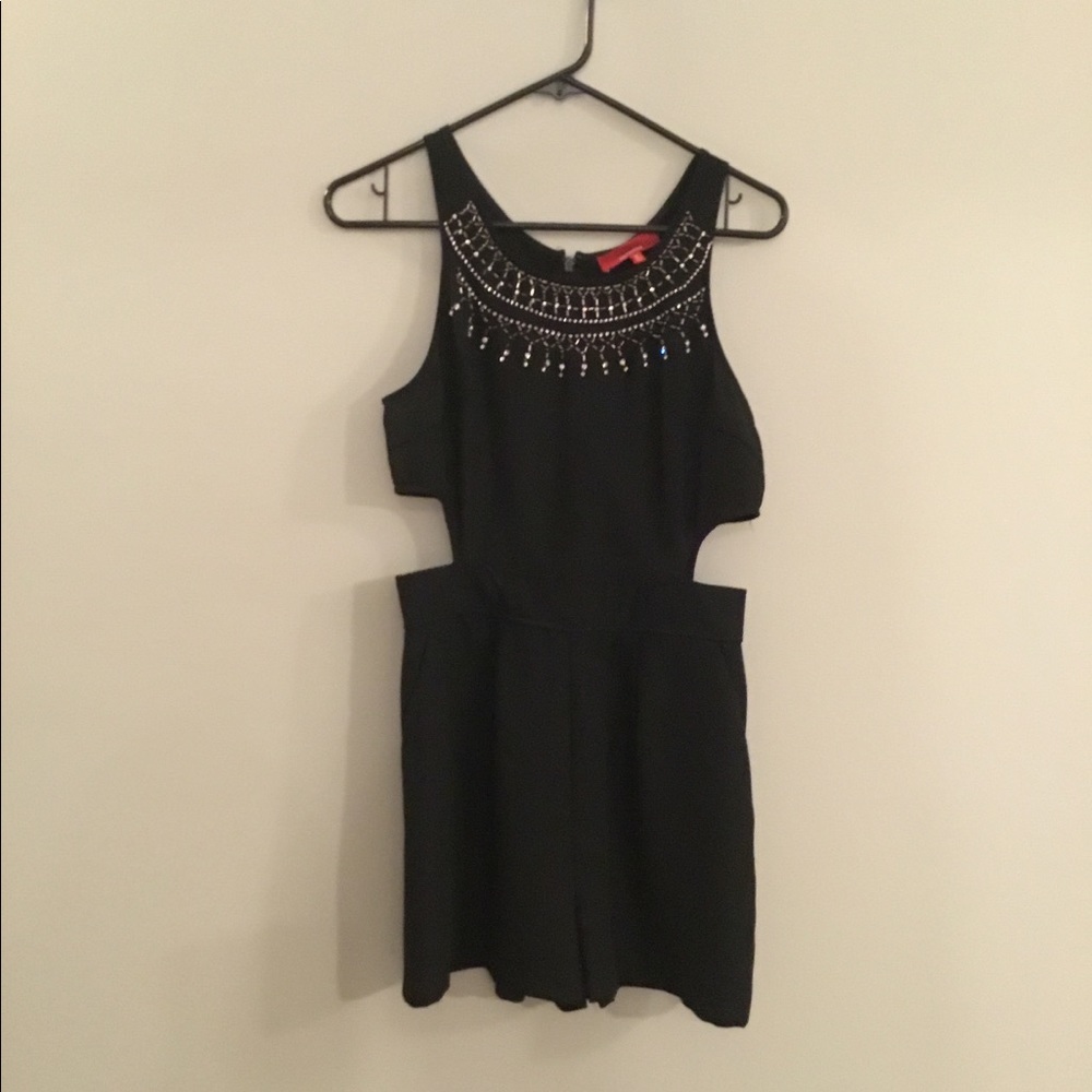 Black Saks Fifth Ave Romper