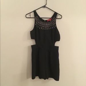 Black Saks Fifth Ave Romper