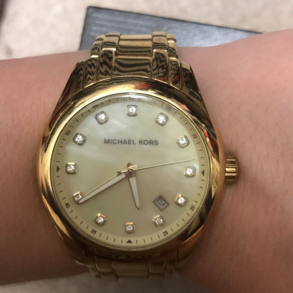 KORS Michael Kors Accessories - Michael kors gold watch