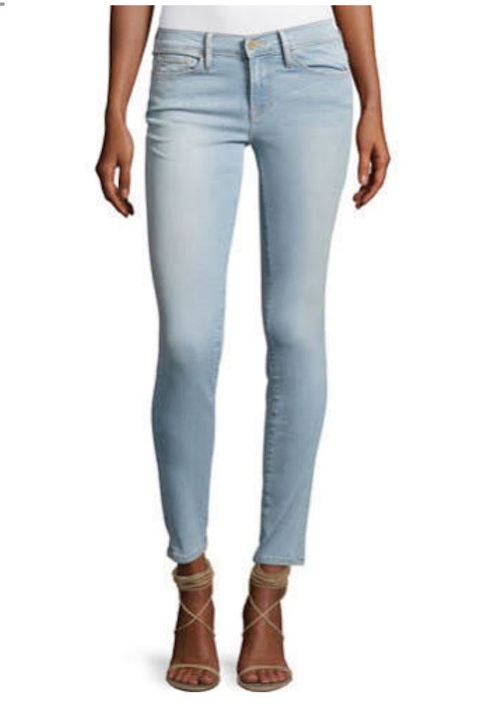FRAME DENIM LE SKINNY DE JEANNE LIGHT WASH SIZE 31