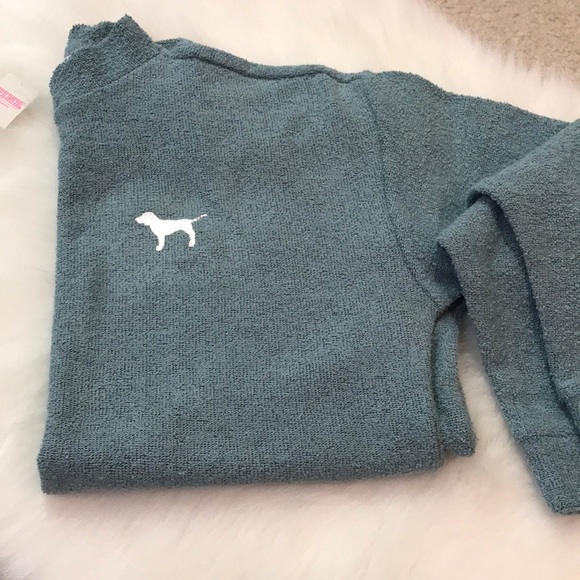 NWT PINK by VS powder blue mock neck & legging set - Picture 2 of 8