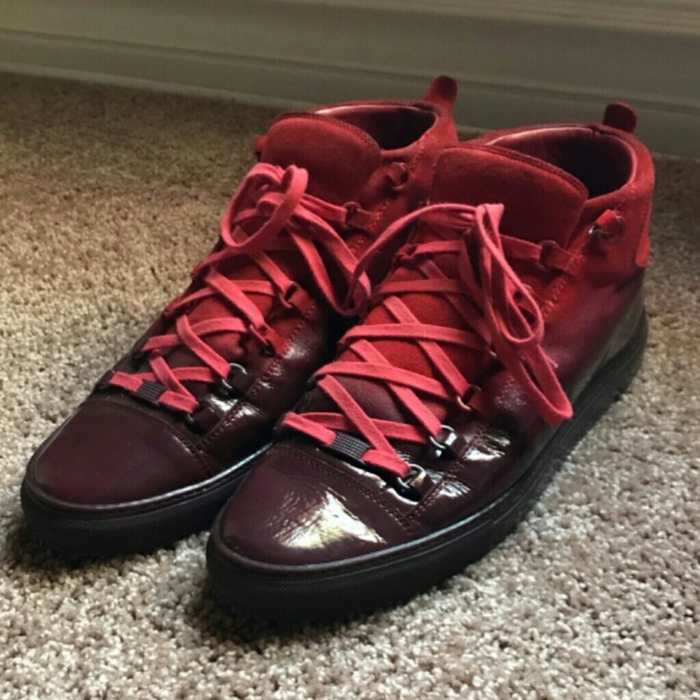 SOLD!!! Balenciaga Red Spray Affect
