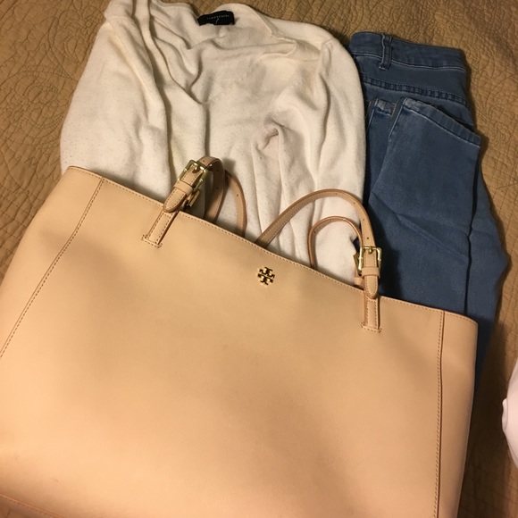 Light pink Tory Burch tote - Picture 1 of 7