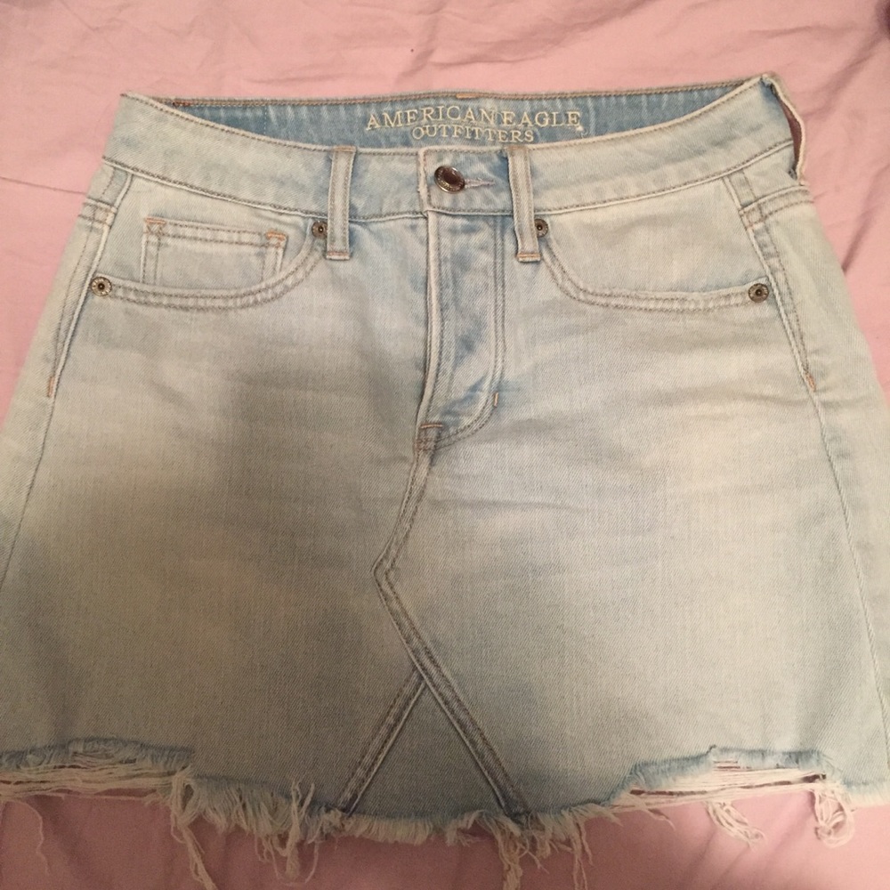 American eagle denim skirt