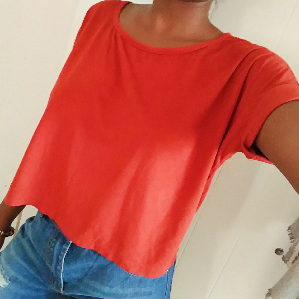 suede crop top