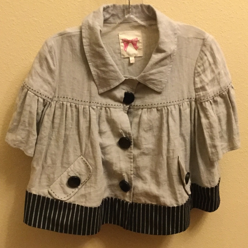 Anthropologie linen top