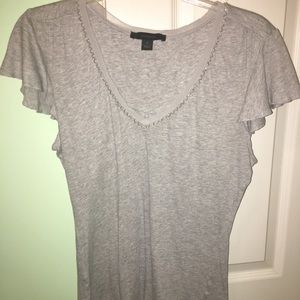 Heathered gray top! 👍