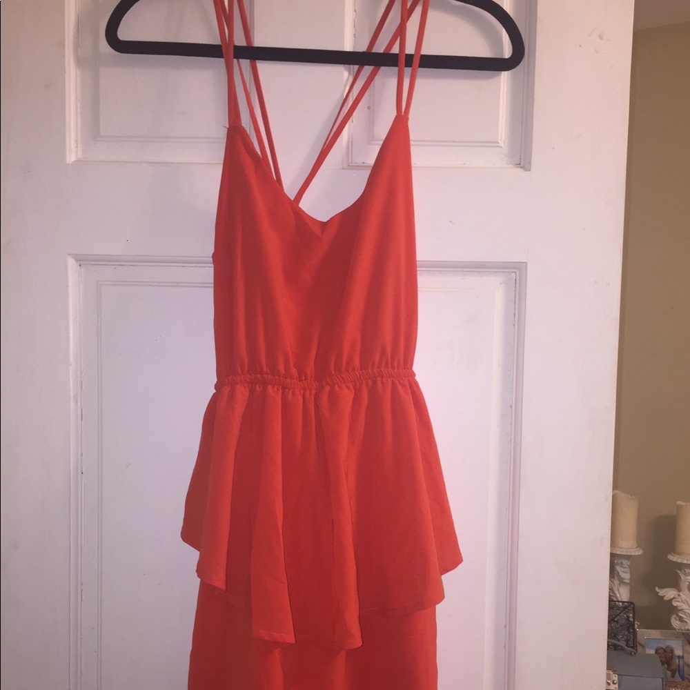 Orange dress