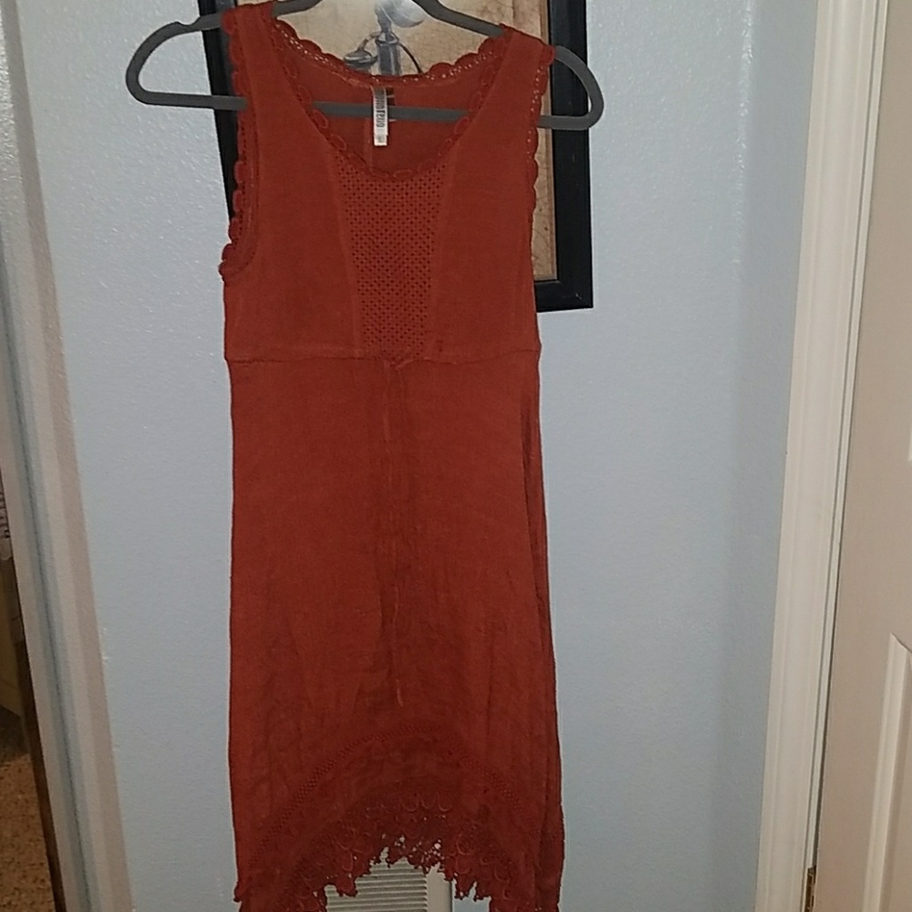 Women's Monoreno rustic orange dress