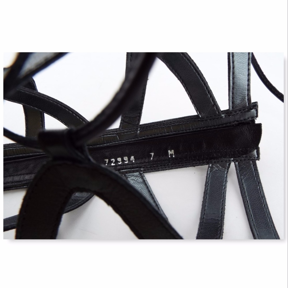 [Sold] New STUART WEITZMAN Black Gladiator Sandals - Picture 7 of 8